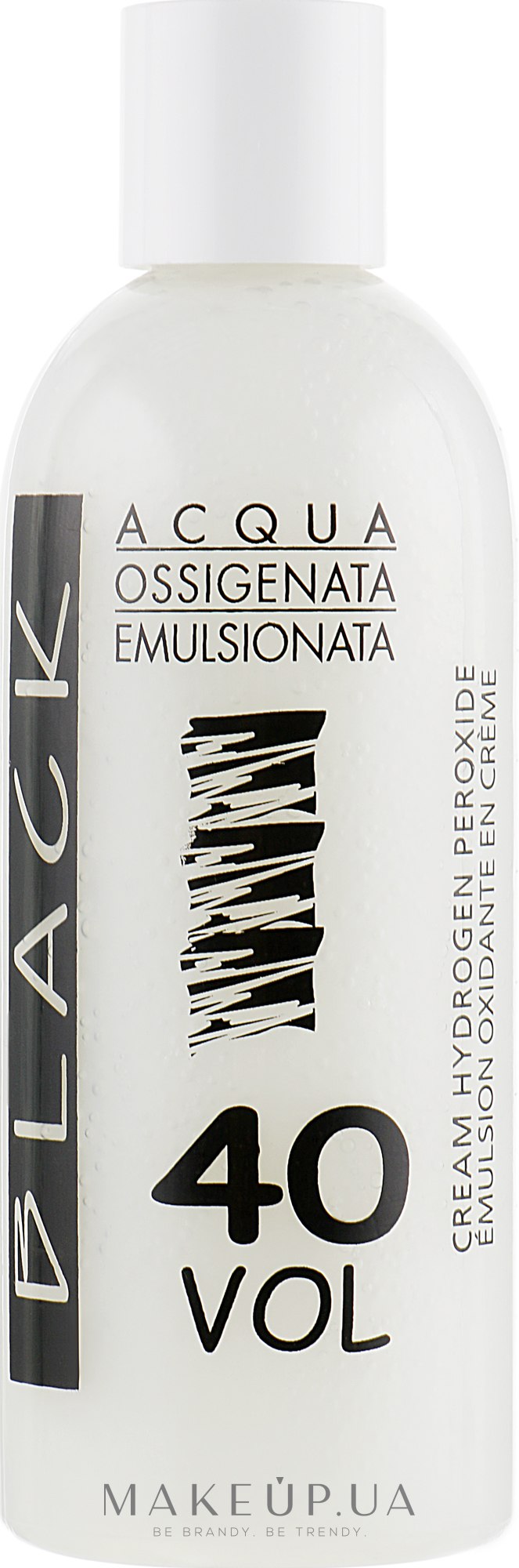 Емульсійний окислювач 40 Vol. 12 % - Black Professional Line Cream Hydrogen Peroxide — фото 250ml