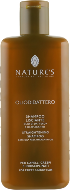 Шампунь для выпрямления волос - Nature's Oliodidattero Straightening Shampoo — фото N2