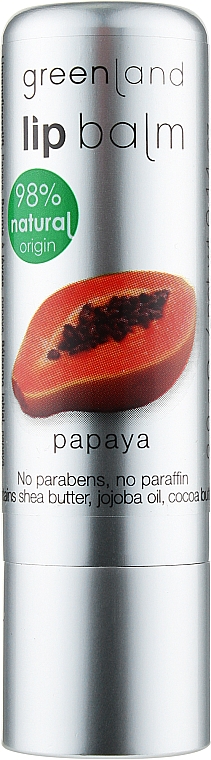 Бальзам для губ - Greenland Lip Balm Papaya — фото N1