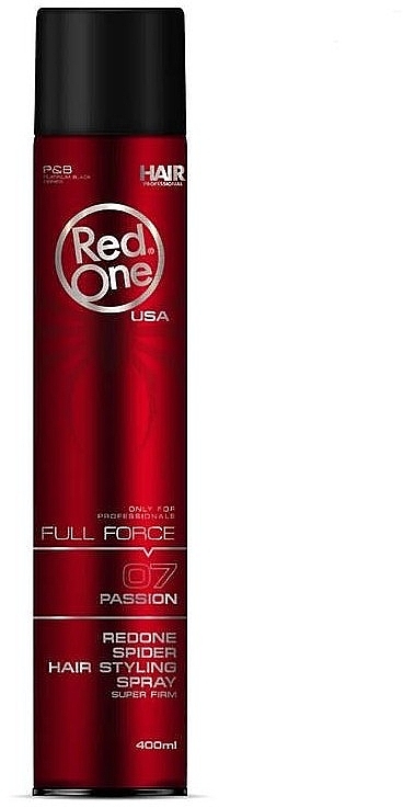 Лак для волосся - Red One Full Passion Spider Hair Styling Spray 07 Passion — фото N1