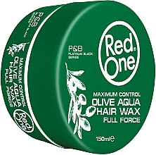 Аквавоск для волос ультрасильной фиксации - RedOne Olive Aqua Hair Wax — фото N1