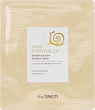 Парфумерія, косметика Антивікова маска для обличчя - The Saem Snail Essential Ex Wrinkle Solution Gel Mask Sheet