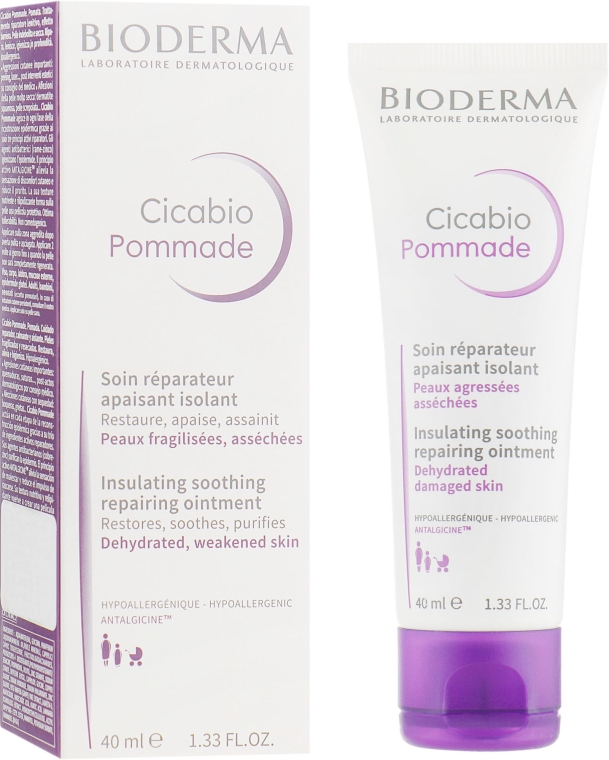 Успокаивающее средство для сухой кожи - Bioderma Cicabio Pommade