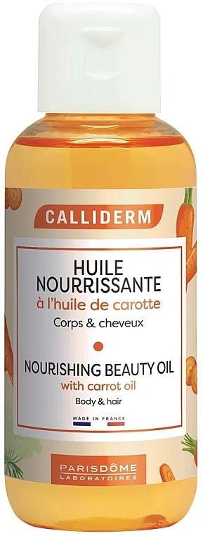 Олія для тіла та волосся - Calliderm Huile Nourrissante De Carotte — фото N1