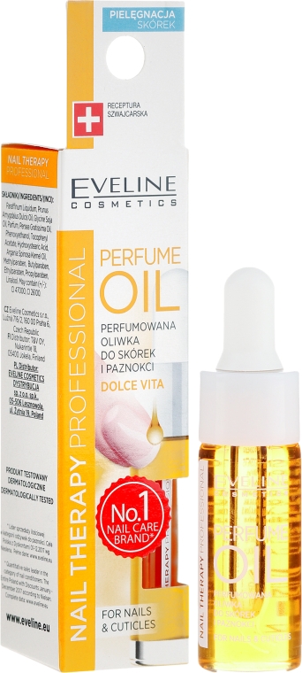 Арома масло для кутикул и ногтей - Eveline Cosmetics Nail Therapy Professional Dolce Vita