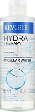 Парфумерія, косметика Міцелярна вода з гіалуроновою кислотою - Revuele Hydra Therapy 5 In 1 Intense Moisturising Micellar Water