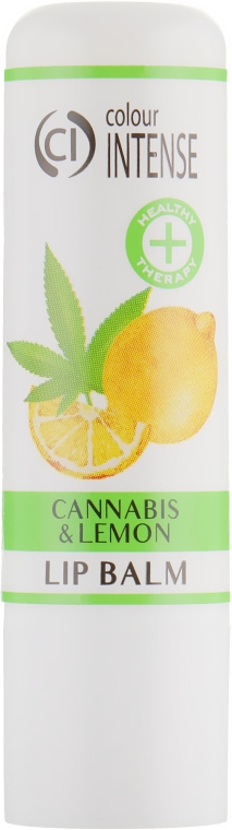 Увлажняющий бальзам для губ "Канабис и лимон" - Colour Intense Cannabis and Lemon Lip Balm — фото N2