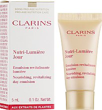 Парфумерія, косметика Емульсія для обличчя - Clarins Nutri-Lumière Nuit Nourishing Rejuvenating Day Emulsion (пробник)