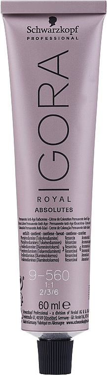 УЦЕНКА Краска для седых волос - Schwarzkopf Professional Igora Royal Absolutes  * — фото N4