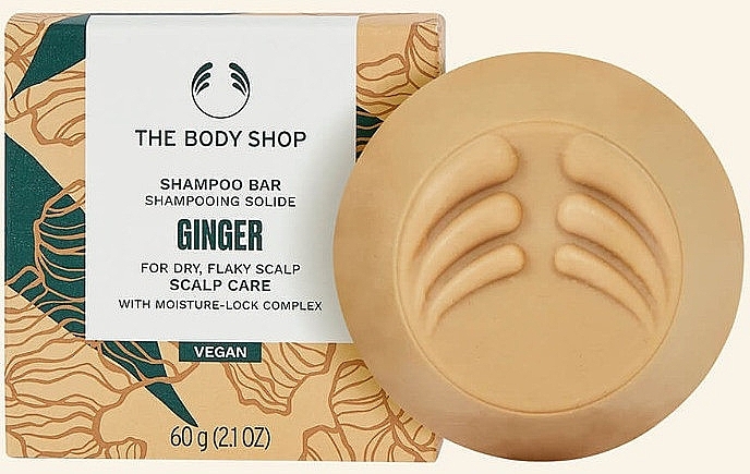Твердий шампунь - The Body Shop Ginger Anti-Dandruff Shampoo Bar — фото N1