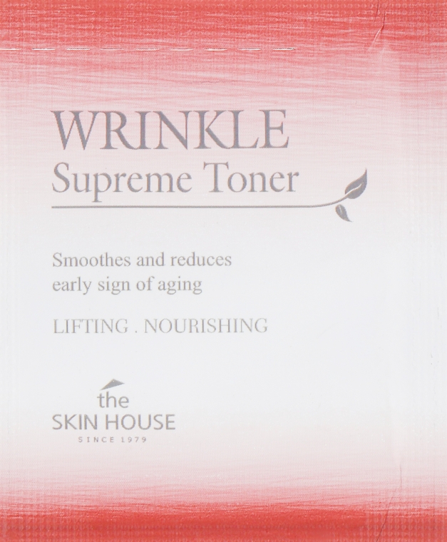 Питательный тоник с женьшенем - The Skin House Wrinkle Supreme Toner (пробник) — фото N1