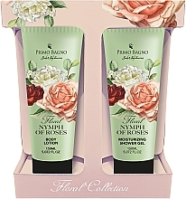 Духи, Парфюмерия, косметика Набор - Primo Bagno Floral Collection Floral Nymph Of Roses (b/lot/150ml + sh/gel/150ml)