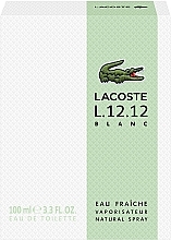 Lacoste L.12.12 Blanc Eau Fraiche - Туалетная вода — фото N3