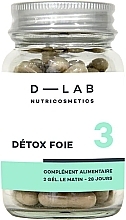 Харчова добавка "Детокс печінки" - D-Lab Nutricosmetics Liver Detox — фото N1