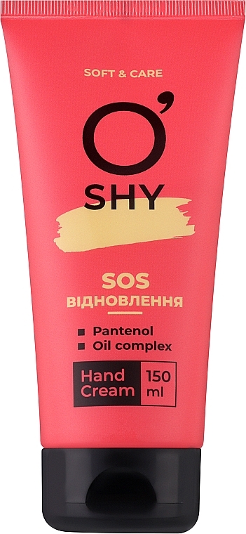 Крем для рук "SOS восстановление" - O'shy Soft & Care Hand Cream — фото N1
