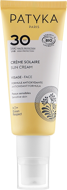 Сонцезахисний крем для обличчя - Patyka Face Sun Cream SPF30 — фото N1