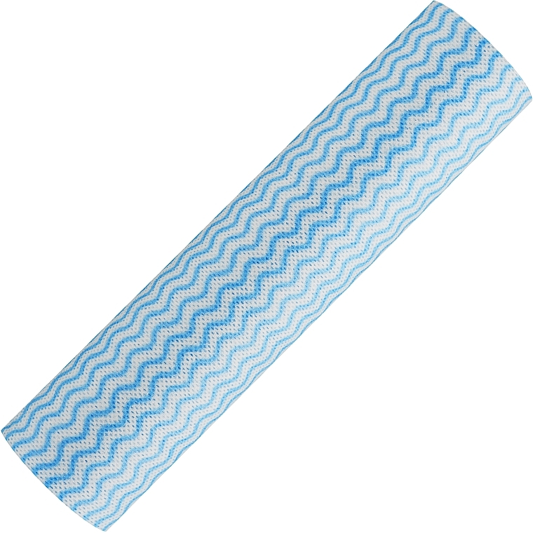 Універсальні серветки, спанлейс, блакитна хвиля, 25x30 см, 30 шт. - Aquasoft Woodpulp Wipes  — фото N1