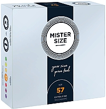 Духи, Парфюмерия, косметика Презервативы латексные, размер 57, 36 шт - Mister Size Extra Fine Condoms