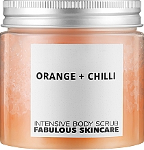Духи, Парфюмерия, косметика Скраб для тела "Апельсин и чили" - Fabulous Skincare Intense Body Scrub Orange+Chilli