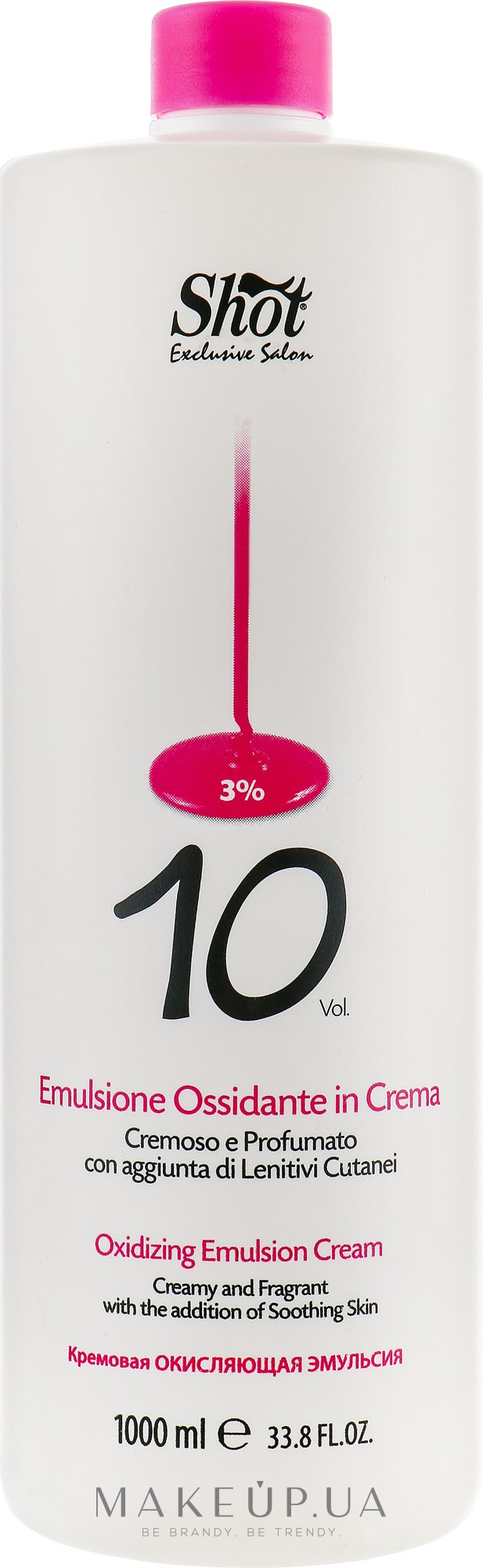 М'який проявник - Shot Scented Oxi Emulsion Cream 10 Vol — фото 1000ml