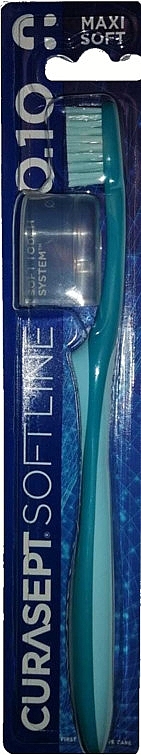 Зубна щітка "Maxi Soft 0.10" м'яка, бірюзова - Curaprox Curasept Toothbrush — фото N1