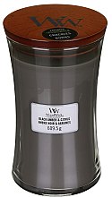 Ароматична свічка в склянці - WoodWick Hourglass Candle Black Amber And Citrus — фото N2