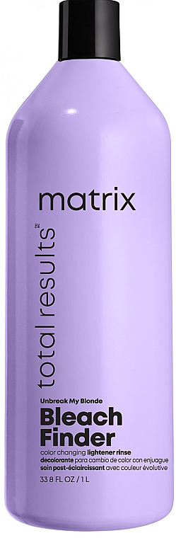 Рідина для змивання освітлювача з лимонною кислотою - Matrix Total Results Unbreak My Blonde Bleach Finder — фото N1