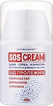 SOS крем від пролежнів, попрілостей, дерматиту, запалень - Naturalissimo SOS Cream — фото N1