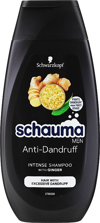 Шампунь для чоловіків "Intensive" з імбиром - Schauma Anti-Dandruff Intensive Shampoo Men — фото N1
