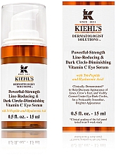 Концентрат проти зморщок для шкіри навколо очей з вітаміном С - Kiehl`s Dermatologist Solutions Powerful-Strength Line-Reducing & Dark Circle-Diminishing Vitamin C Eye Serum — фото N2