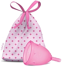 Духи, Парфюмерия, косметика Менструальная чаша, размер L, розовая - LadyCup Pink