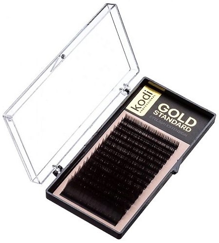 Накладные ресницы Gold Standart B 0.12 (16 рядов: 9 мм) - Kodi Professional — фото N1