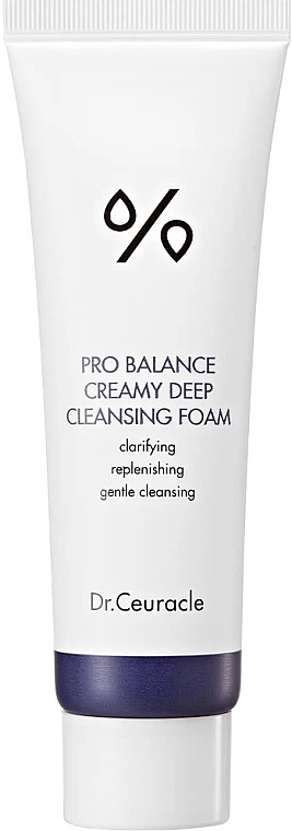 Кремова пінка для вмивання з пробіотиками - Dr. Ceuracle Pro Balance Creamy Deep Cleansing Foam (міні) — фото N1