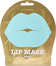 Гидрогелевая маска для губ с ароматом зеленого винограда - Kocostar Lip Mask Mint — фото N2