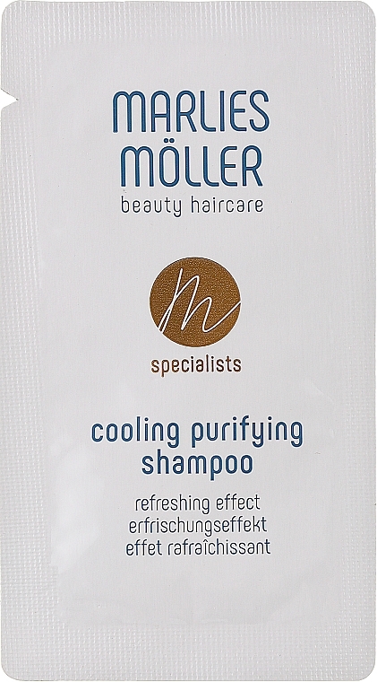 Охлаждающий очищающий шампунь - Marlies Moller Cooling Purifying Shampoo (пробник) — фото N1