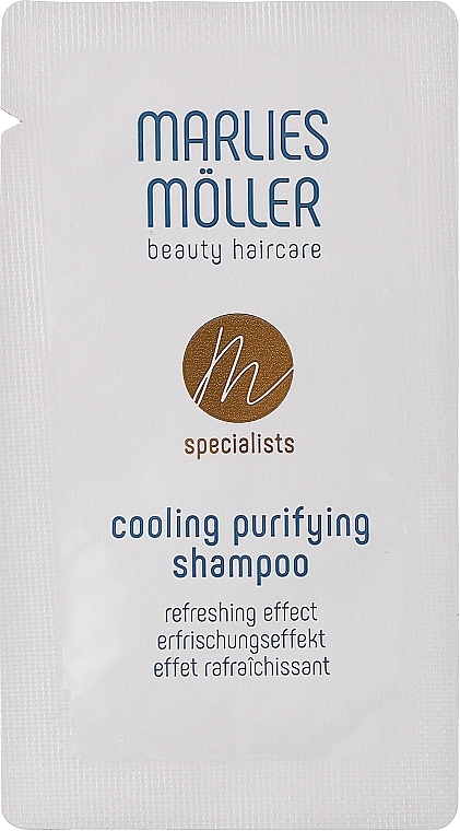 Охолоджувальний очищувальний шампунь - Marlies Moller Cooling Purifying Shampoo (пробник) — фото N1