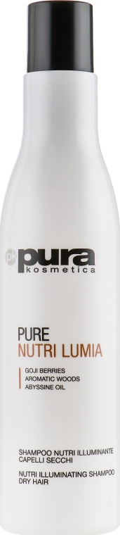 Шампунь для блиску сухого волосся - Pura Kosmetica Nutri Lumia Shampoo