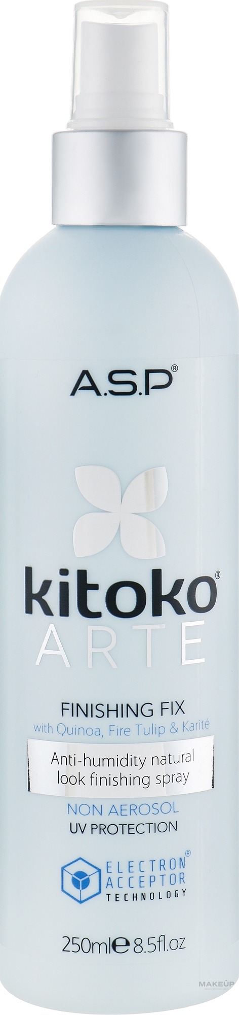 УЦЕНКА Неаэрозольный лак для волос - ASP Kitoko Arte Finishing Fix * — фото 250ml