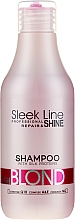 Шампунь для волос - Stapiz Sleek Line Blush Blond Shampoo — фото N1