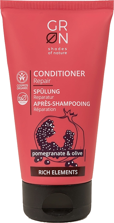 Восстанавливающий кондиционер для волос - GRN Rich Elements Pomegranate & Olive Conditioner  — фото N1