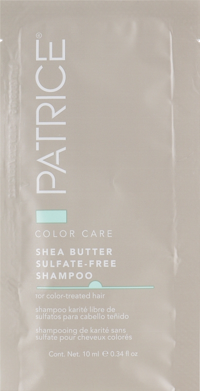 Крем-шампунь для фарбованого волосся - Patrice Beaute Color Care Shea Butter Sulfate-Free Shampoo (пробник) — фото N1