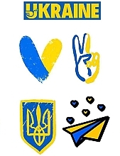 Тимчасове тату "Мінісет Ukraine" - Ink-Ok — фото N2