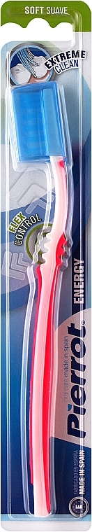 Зубная щетка "Энергия", мягкая, красная - Pierrot Energy — фото N1