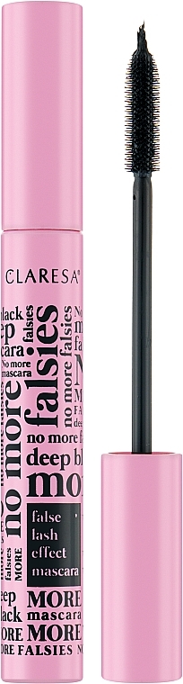 Туш для вій - Claresa No More Fals Lash Effect Deep Black Mascara — фото N1