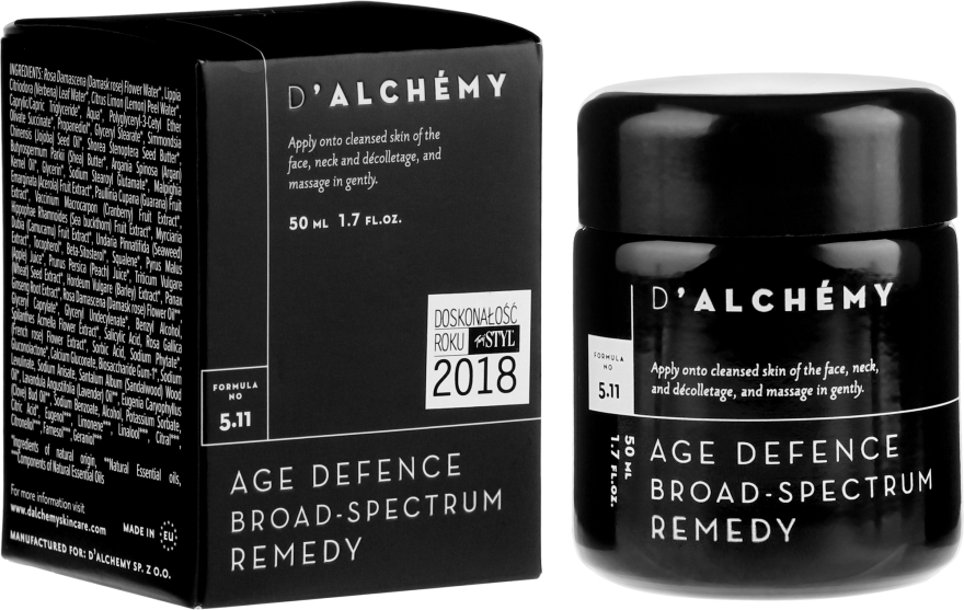 Крем для зрелой кожи - D'Alchemy Age Defense Broad Spectrum Remedy — фото N1
