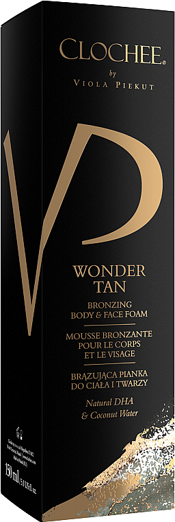 Пена для лица и тела - Clochee Wonder Tan Bronzing Body & Face Foam — фото N2