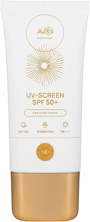 Сонцезахисний крем для обличчя - MyIDi UV-Screen Cream SPF 50+
