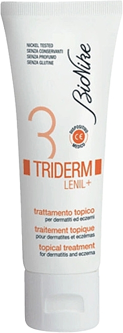 Крем для кожи, склонной к дерматиту - BioNike Triderm Lenil + Topical Treatment — фото N1