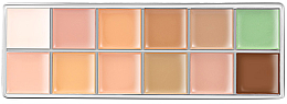 Духи, Парфюмерия, косметика Палетка консилеров для лица - O.TWO.O Rose Gold 12 Camouflage Cream Palette