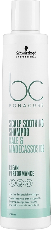 Заспокійливий шампунь для сухої та чутливої шкіри голови, схильної до подразнення - Schwarzkopf Professional Bonacure Scalp Soothing Shampoo — фото N1